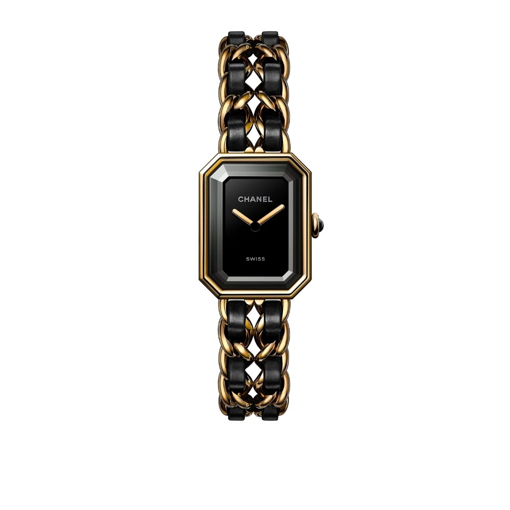Ch**el Premiere Edition Original Watch Gold Black 26Mm H6951