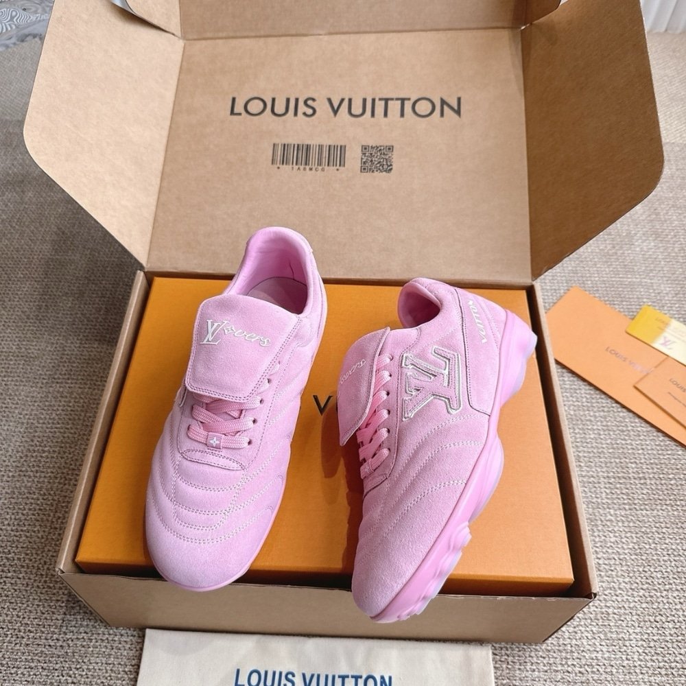 L0vis Vvtt0n Lv Footprint Soccer Pink 1Ahtyk