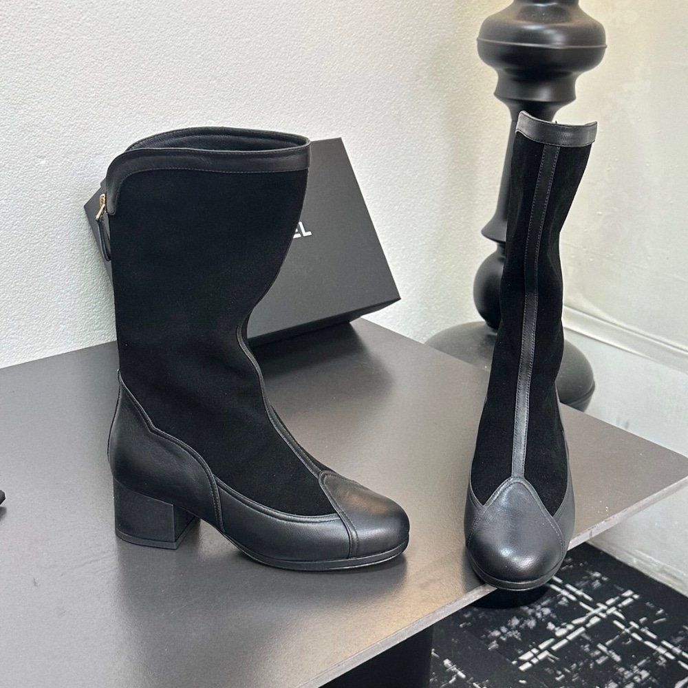 Ch**el Métiers Dart High Boots Black G46591 B21102 94305