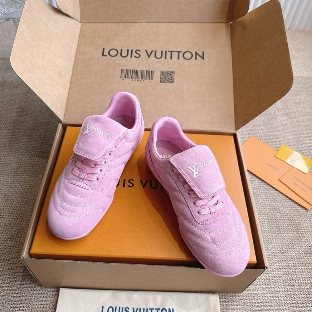 L0vis Vvtt0n Lv Footprint Soccer Pink 1Ahtyk