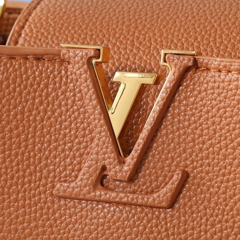 L0vis Vvtt0n Capucines BB Tan Brown 27Cm M25089