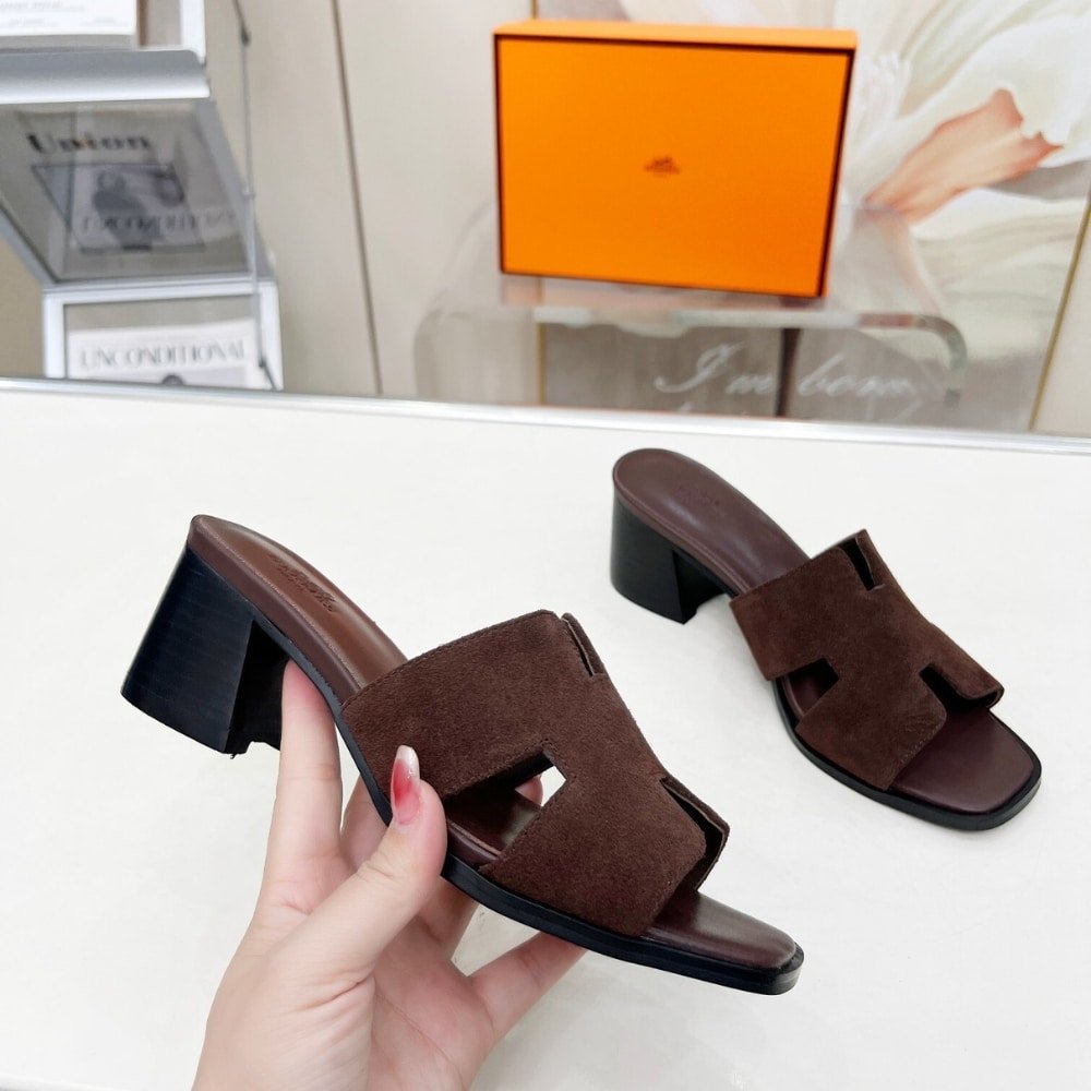 H**me5 Helia 60 Sandal Dark Brown H232088Z F7375