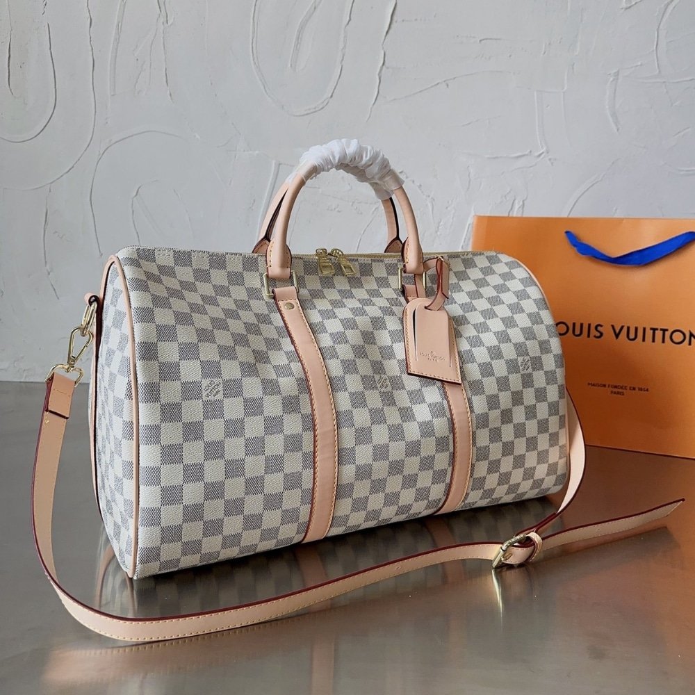L0vis Vvtt0n Keepall Bandoulière Travel Bag Beige 45Cm N41429