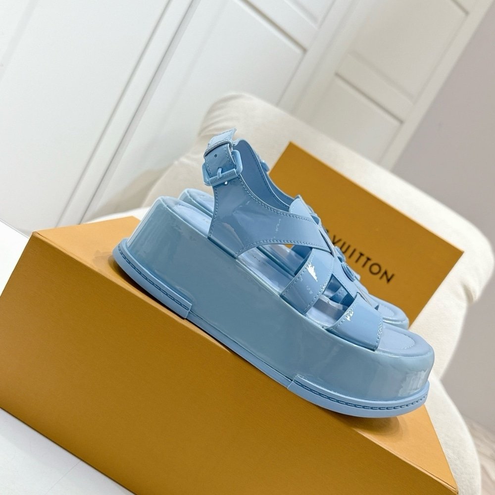L0vis Vvtt0n Maya Platform Sandal Light Blue 1Agy10