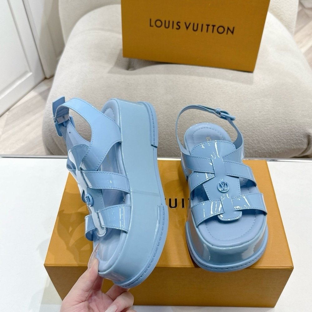 L0vis Vvtt0n Maya Platform Sandal Light Blue 1Agy10