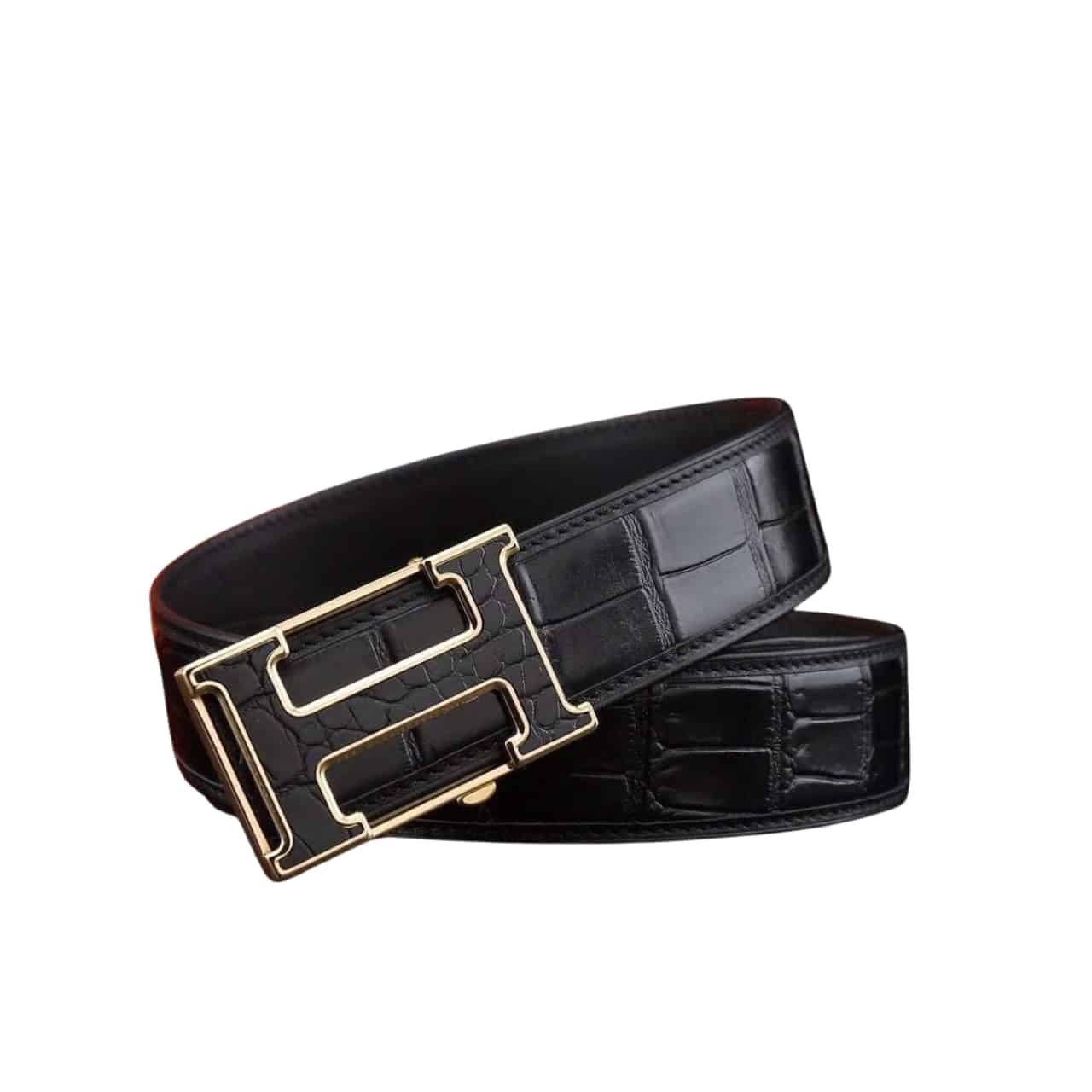 H**me5 Crocodile Leather Belt Tln0112S