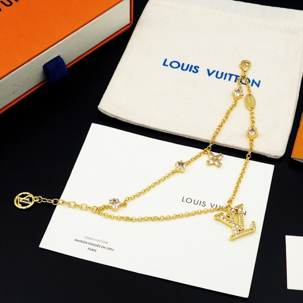 L0vis Vvtt0n Lady Lv Bracelet Gold M1582A