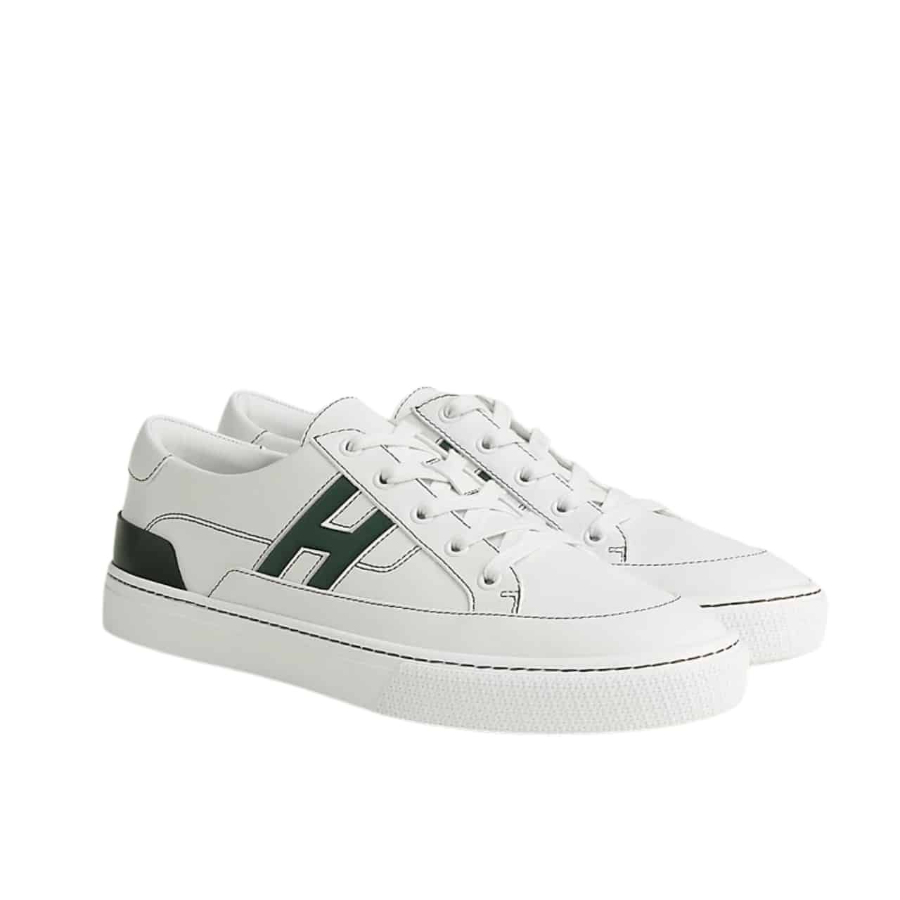 H**me5 Deep Sneaker Blanc And Vert Bouteille H251837Zh14400