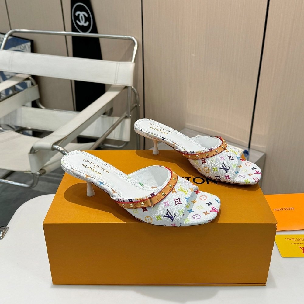 L0vis Vvtt0n X Takashi Murakami 6Am Mule White 1Agwua