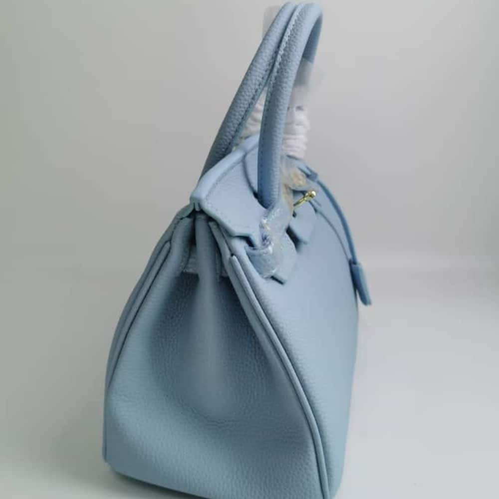 H**me5 Birkin 35 Togo Leather Gold Hardware Blue 35Cm