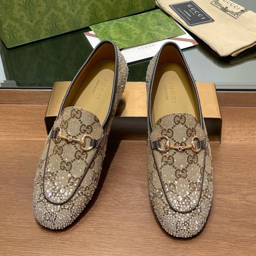 Gvc*1 Women Jordaan Loafer Beige And Dark Brown 813000 Fad4D 2550