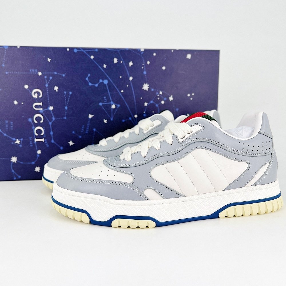 Gvc*1 Men’s Gvc*1 Re Web Sneaker White And Grey 786186 Aadj9 1645