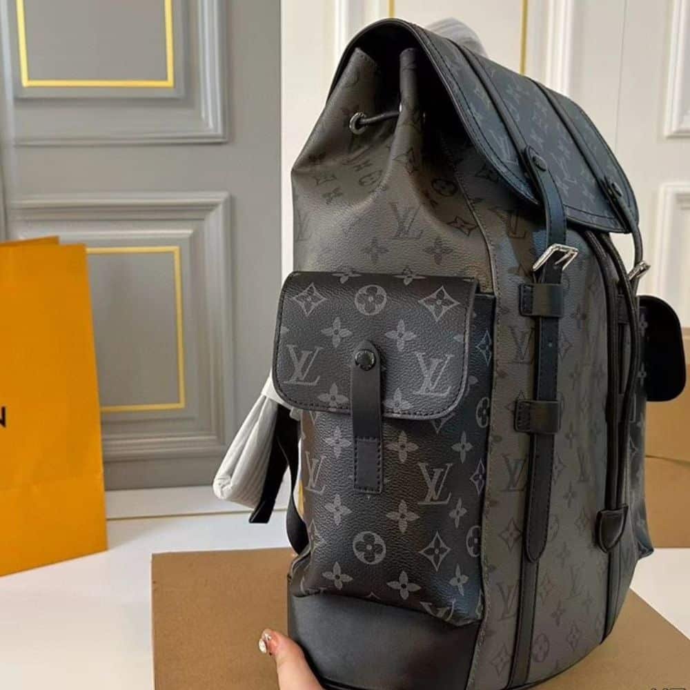 L0vis Vvtt0n Christopher PM Backpack Monogram Eclipse Black 39Cm M46331