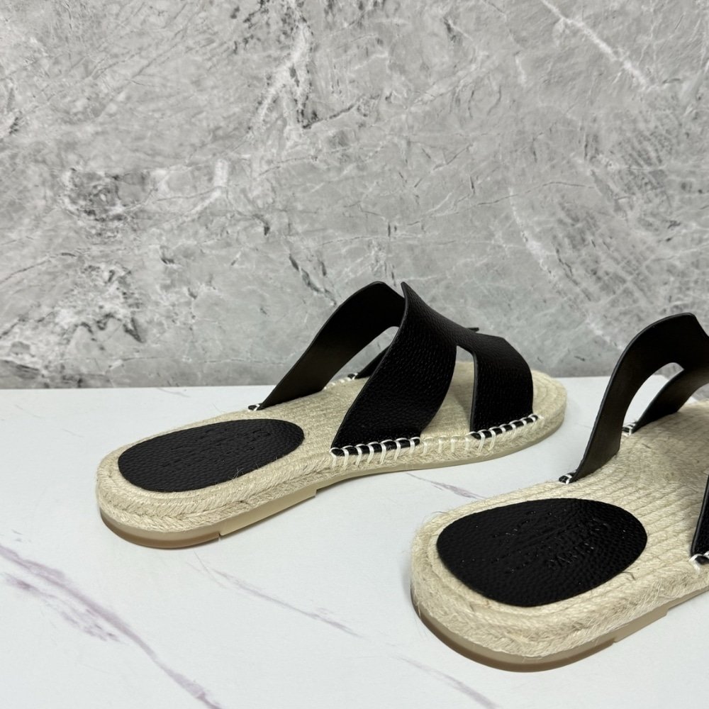 H**me5 Antigua Espadrille Noir H231000Zh02440
