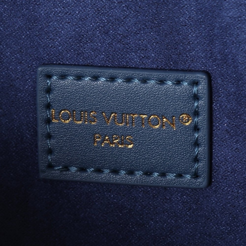 L0vis Vvtt0n Speedy Trunk 25 Blue And Gold 27Cm M27411