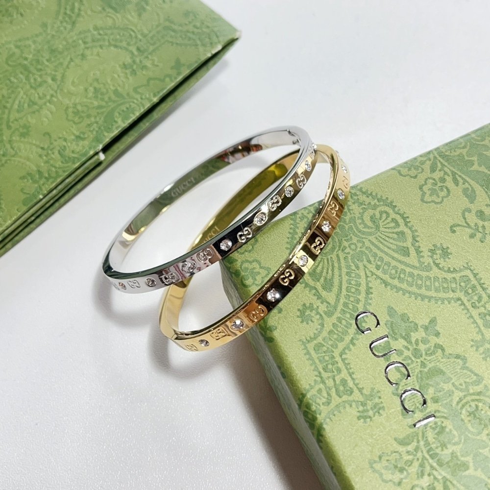 Gvc*1 Gg Bracelet Silver 4Mm