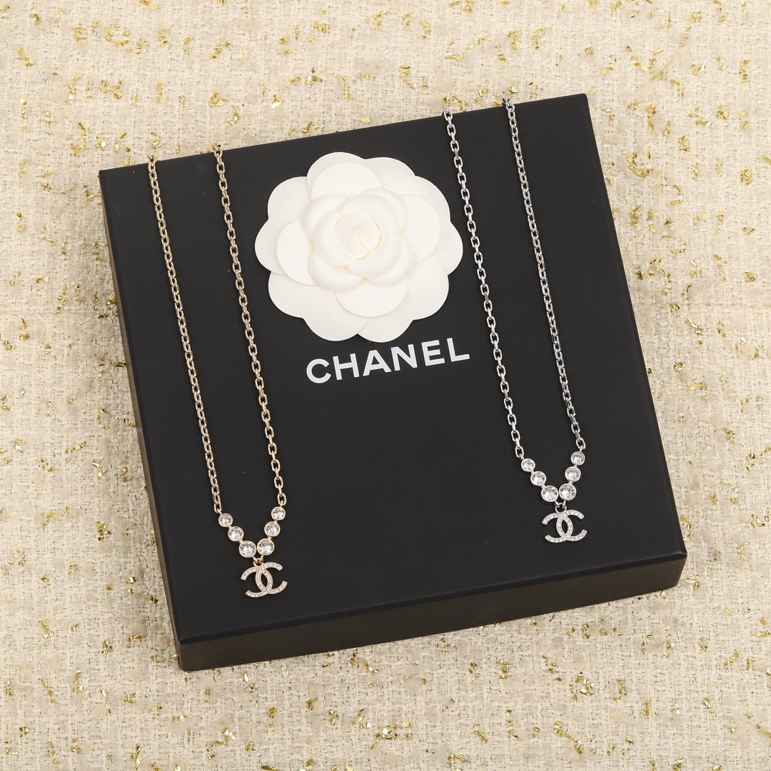 Ch**el Cc Gold Metal Necklace Ab7026 B06561 Nf088