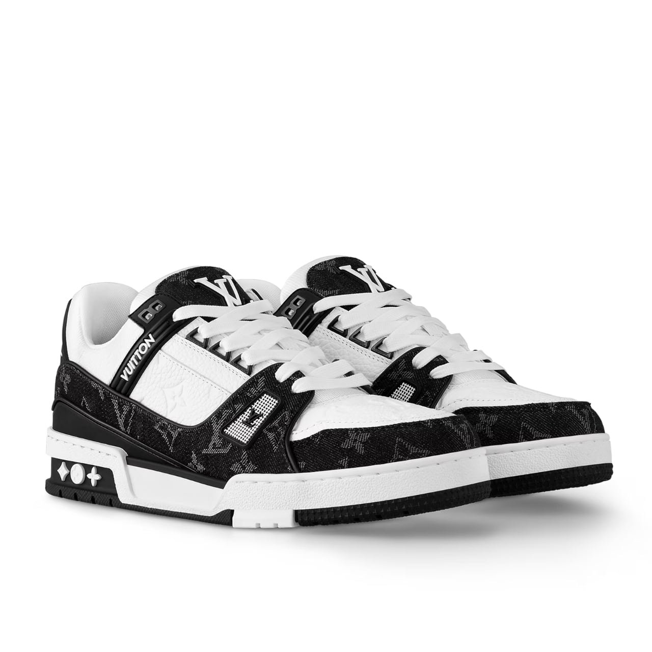 L0vis Vvtt0n Trainer Sneakers Black And White 1A9Jgb