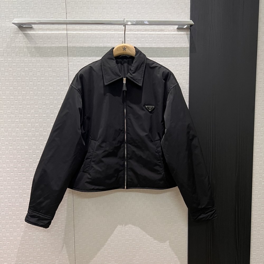 Pra*a Re Nylon Blouson Jacket Black 29C246 1Wq8 F0002 S Ooo