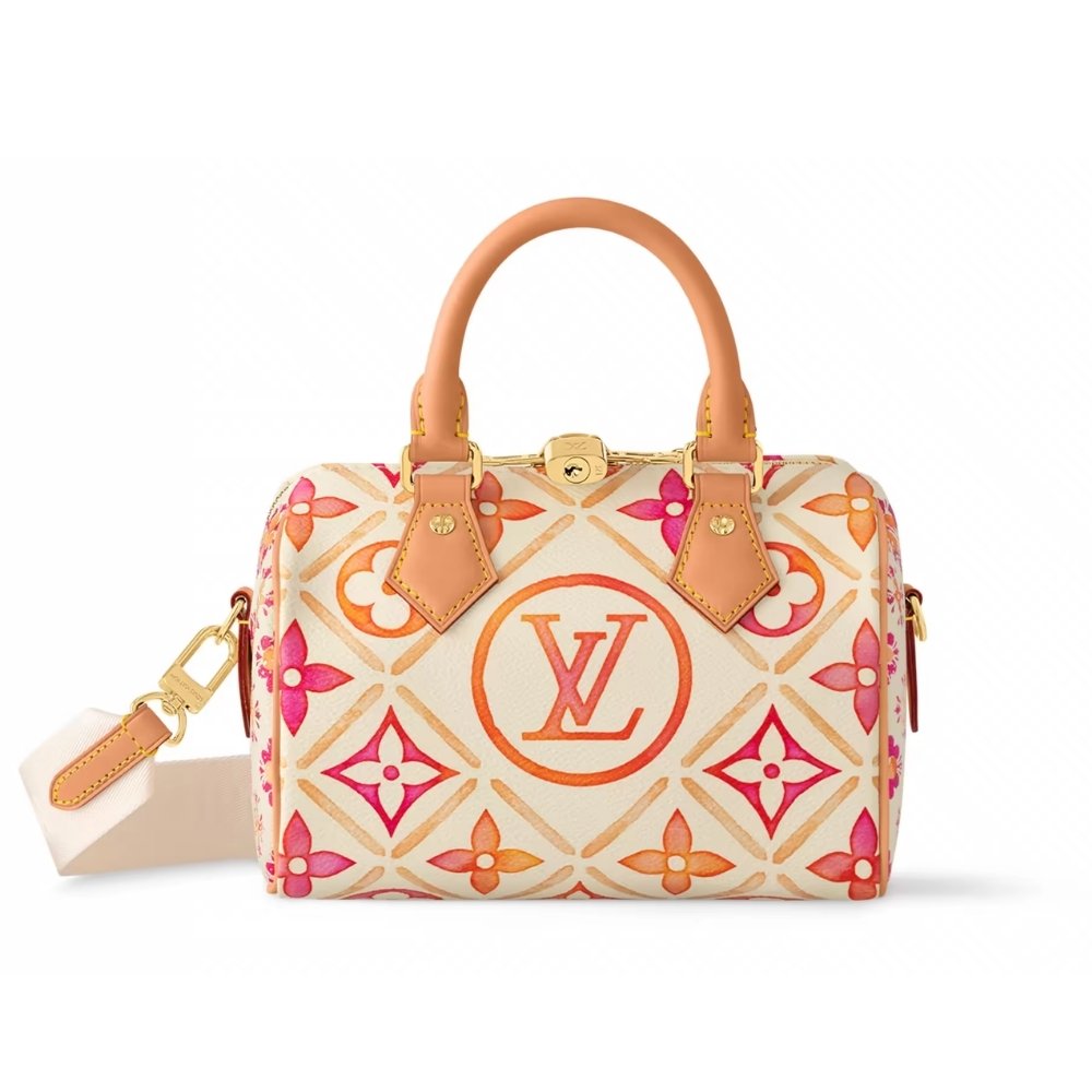 L0vis Vvtt0n Speedy Bandoulière 25 Other Monogram Canvas Coral 25Cm M11209