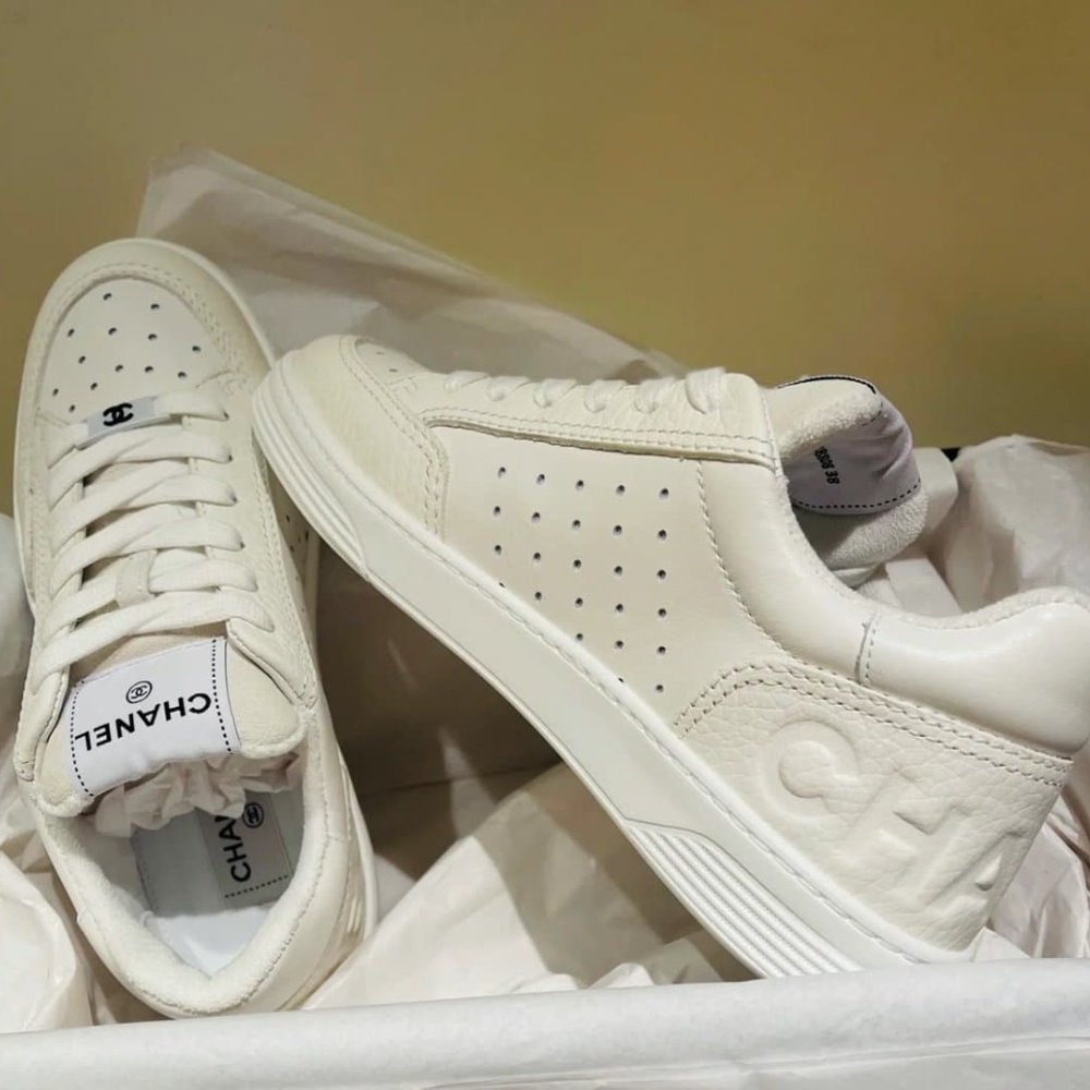 Ch**el Runner Trainer Sneakers White G35934