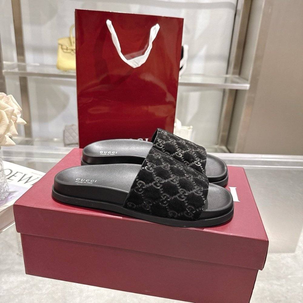 Gvc*1 Men Slide Sandal Black ‎834941 Aaduo 1000