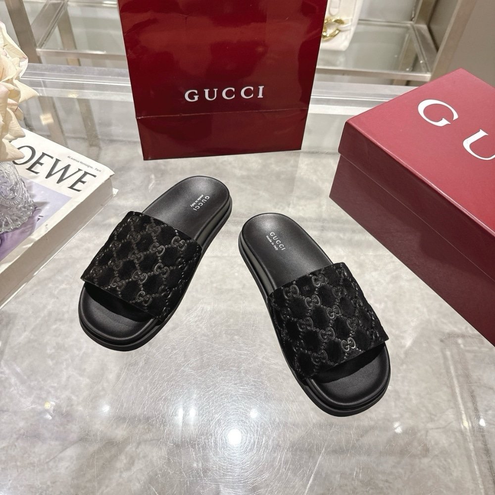 Gvc*1 Men Slide Sandal Black ‎834941 Aaduo 1000