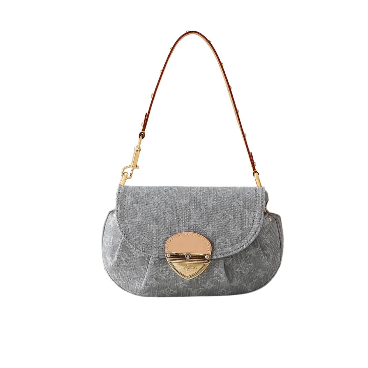 L0vis Vvtt0n Sunset Monogram Denim Grey 27Cm