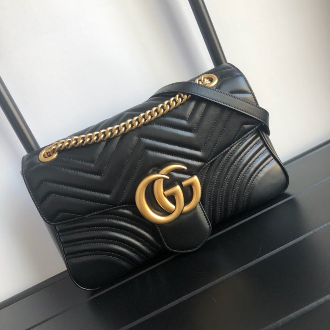 Gvc*1 Marmont Medium Matelassé Shoulder Bag 26Cm 443496 Dtdit 1000