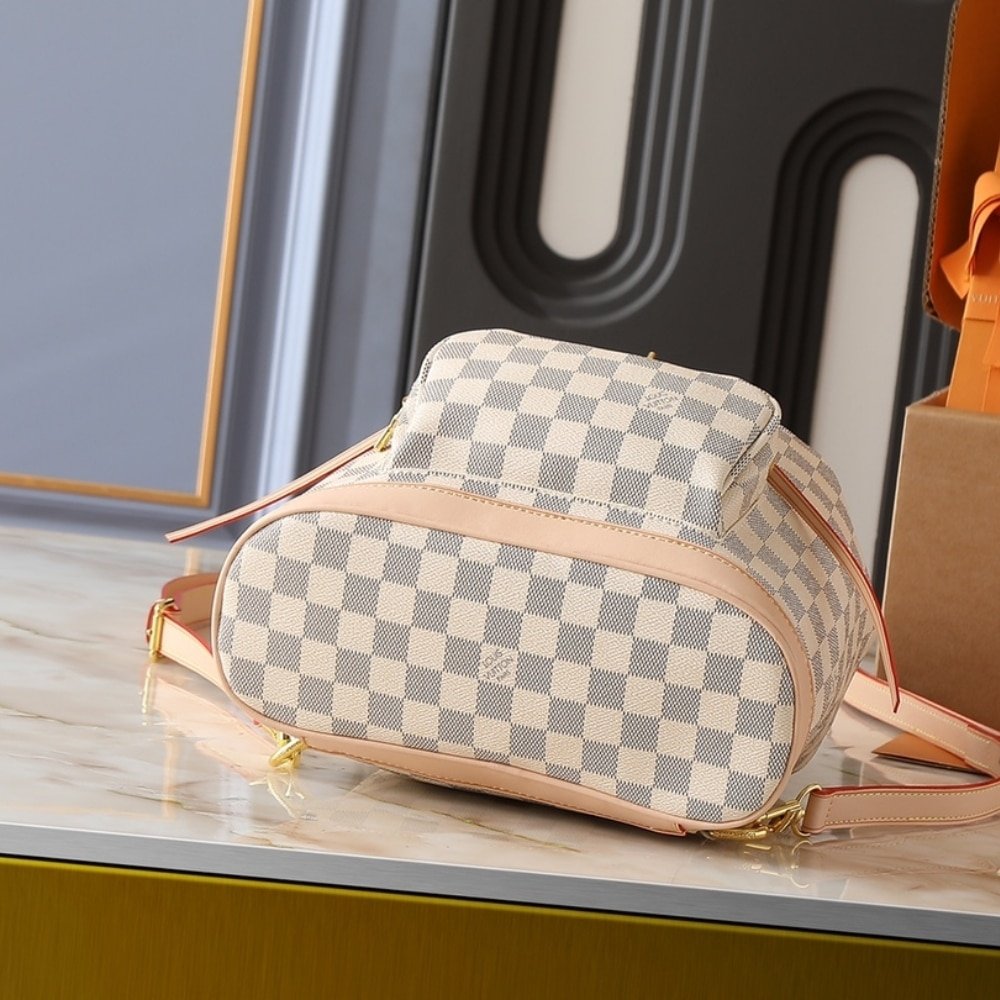 L0vis Vvtt0n Montsouris PM Damier Azur 30Cm N00120