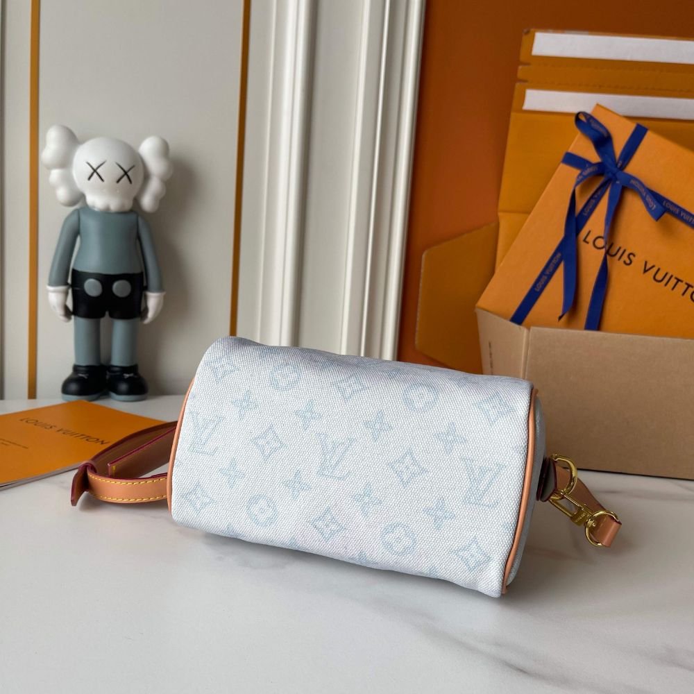 L0vis Vvtt0n Speedy Bandoulière 20 Monogram Origine Bleu Courrier 20Cm