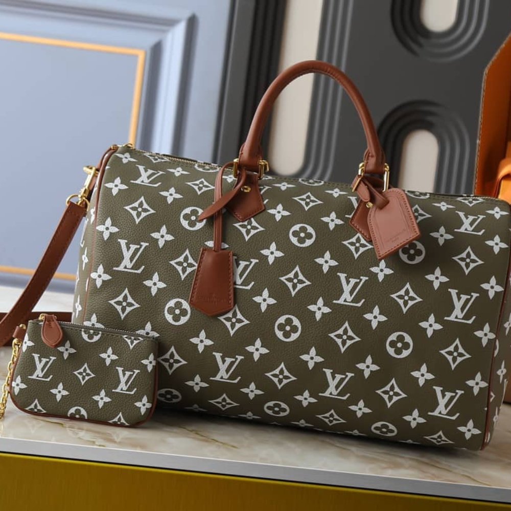 L0vis Vvtt0n Speedy P9 Bandoulière 40 Bag Green Sancha 40Cm M15244