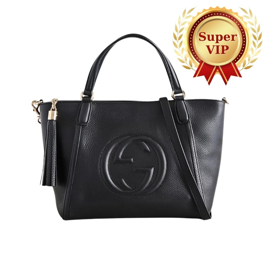 [S*per Vip 1:1] Gvc*1 Soho Small Top Handle Bag Black 35Cm 369176 A7M0G 1000