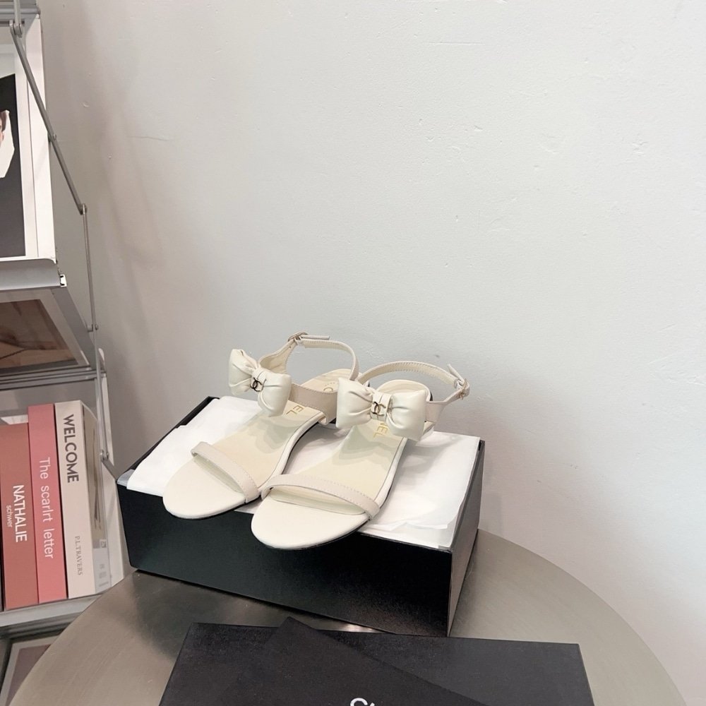 Ch**el Sandals White G46193 B18985 Naccu
