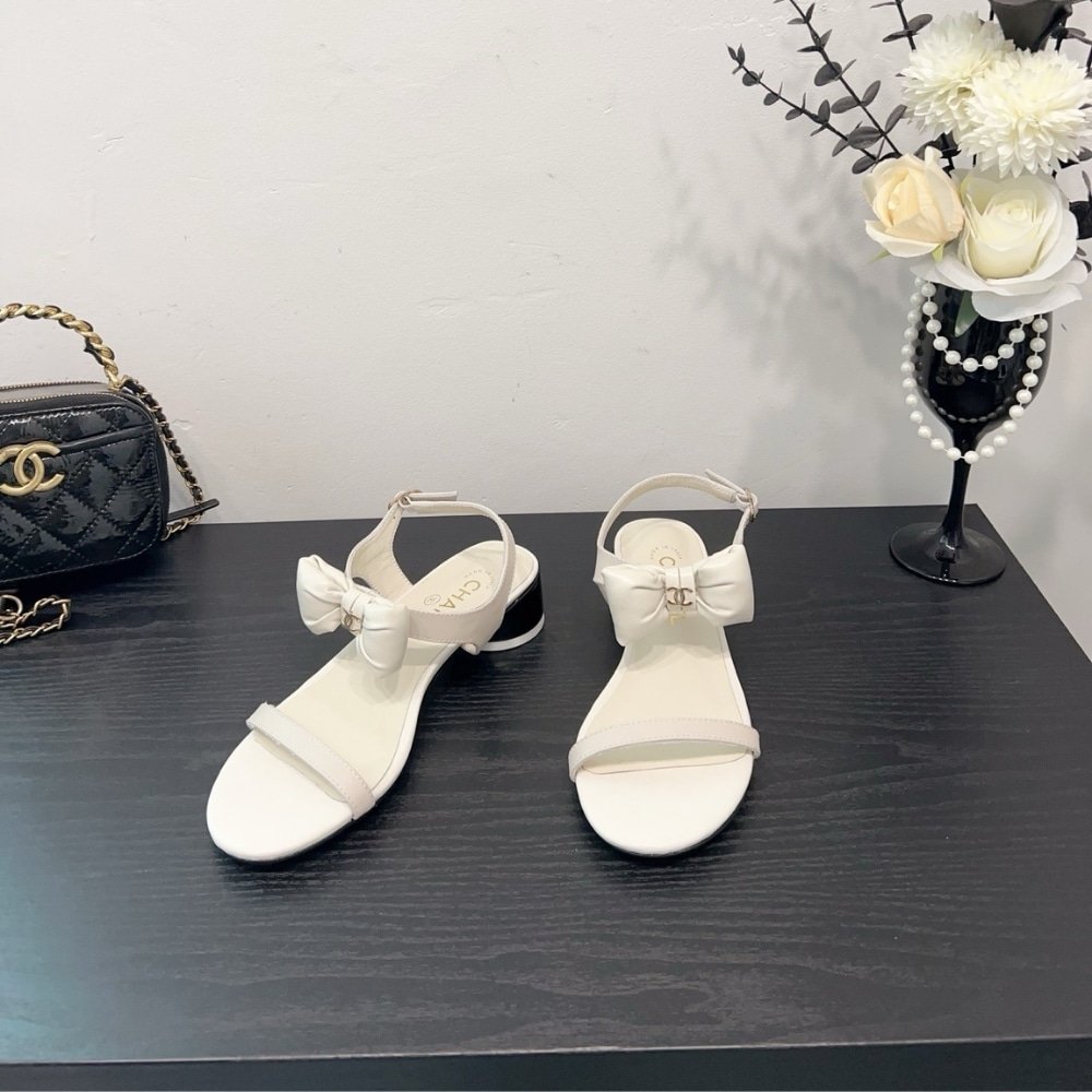 Ch**el Sandals White G46193 B18985 Naccu