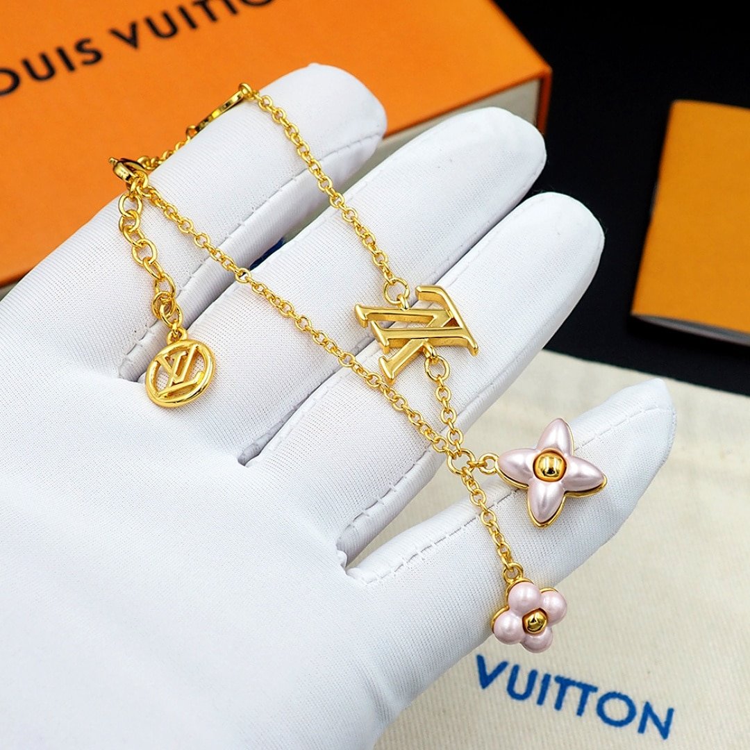 L0vis Vvtt0n Lv Floragram Bracelet Gold M1738A