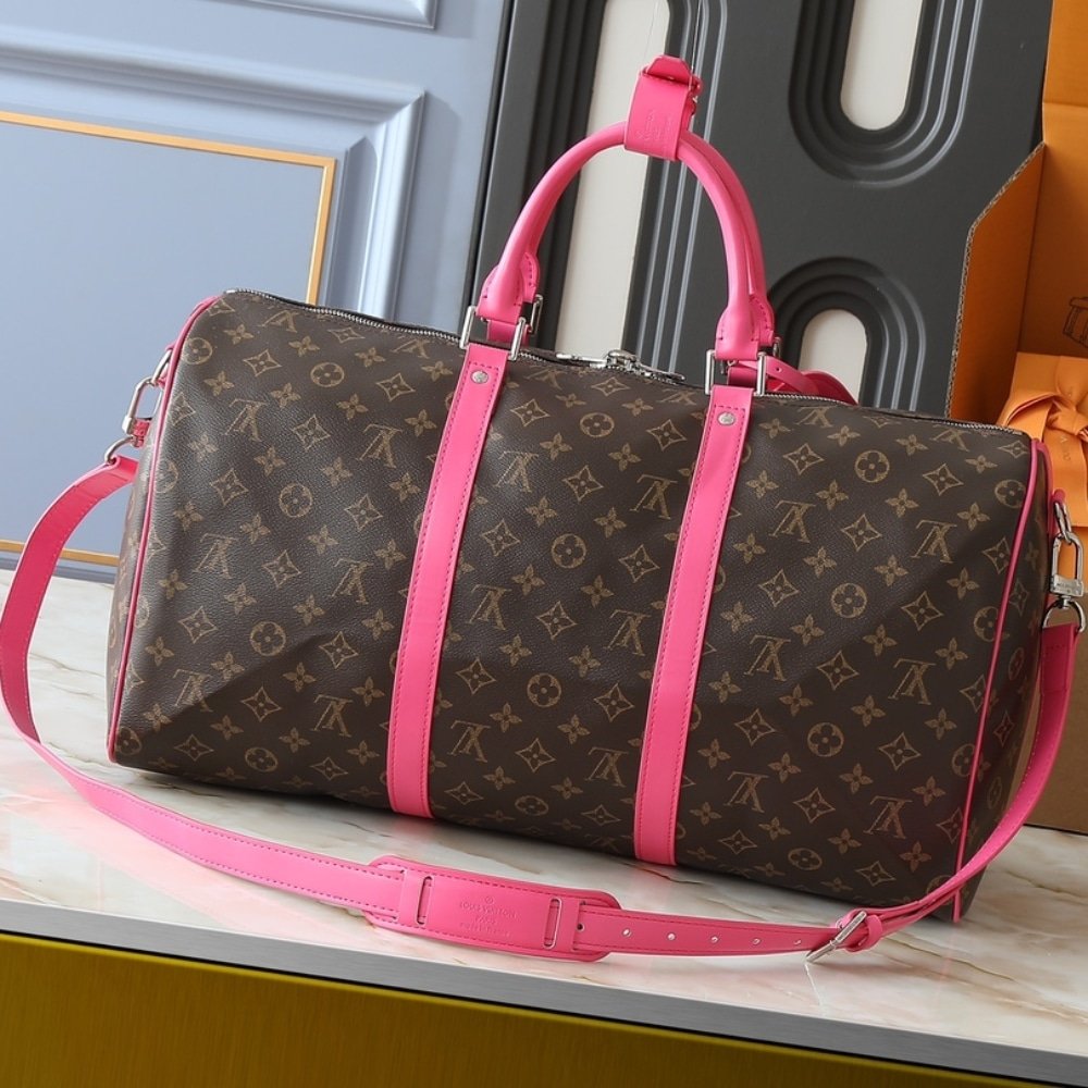 L0vis Vvtt0n Keepall Bandoulière 45 Pondichery Pink 50Cm M13807