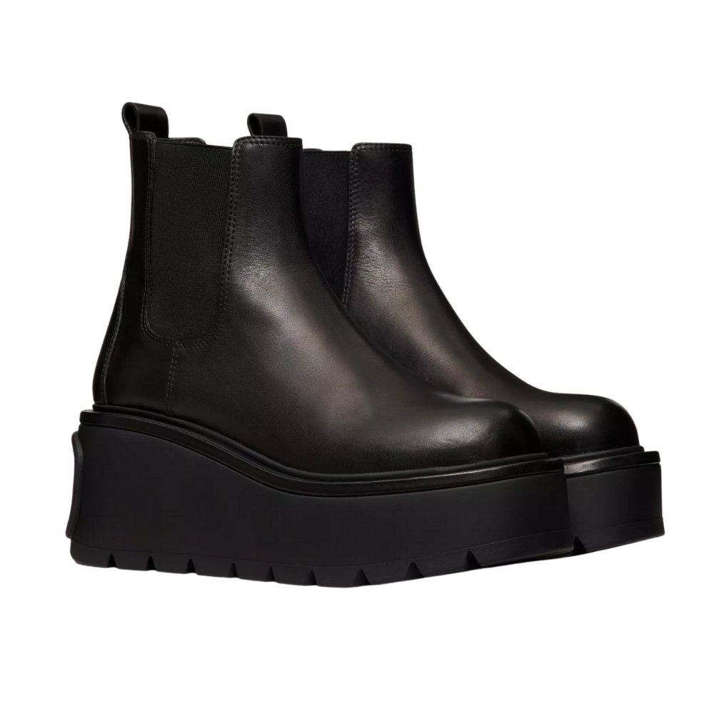 Va1e*ntin0 Garavani Uniqueform Ankle Boot Black Uw0S0Ap7Rbj 0No