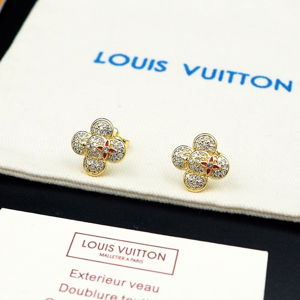 L0vis Vvtt0n Vivienne Earrings In Gold