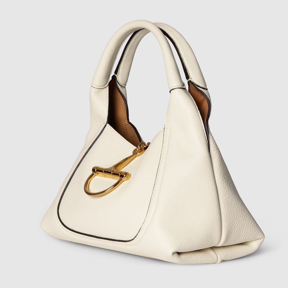 [S*per Vip 1:1] Gvc*1 Softbit Medium Top Handle Bag White Leather 27Cm ‎837467 Aaeao 9050