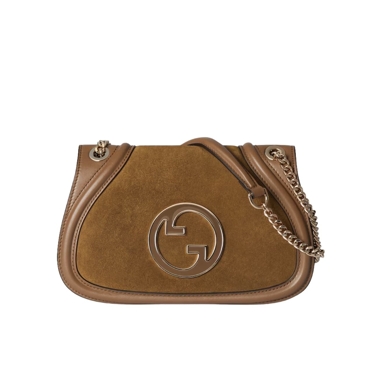 Gvc*1 Blondie Small Shoulder Bag Light Brown Suede 26Cm 815715 Caaau 2808