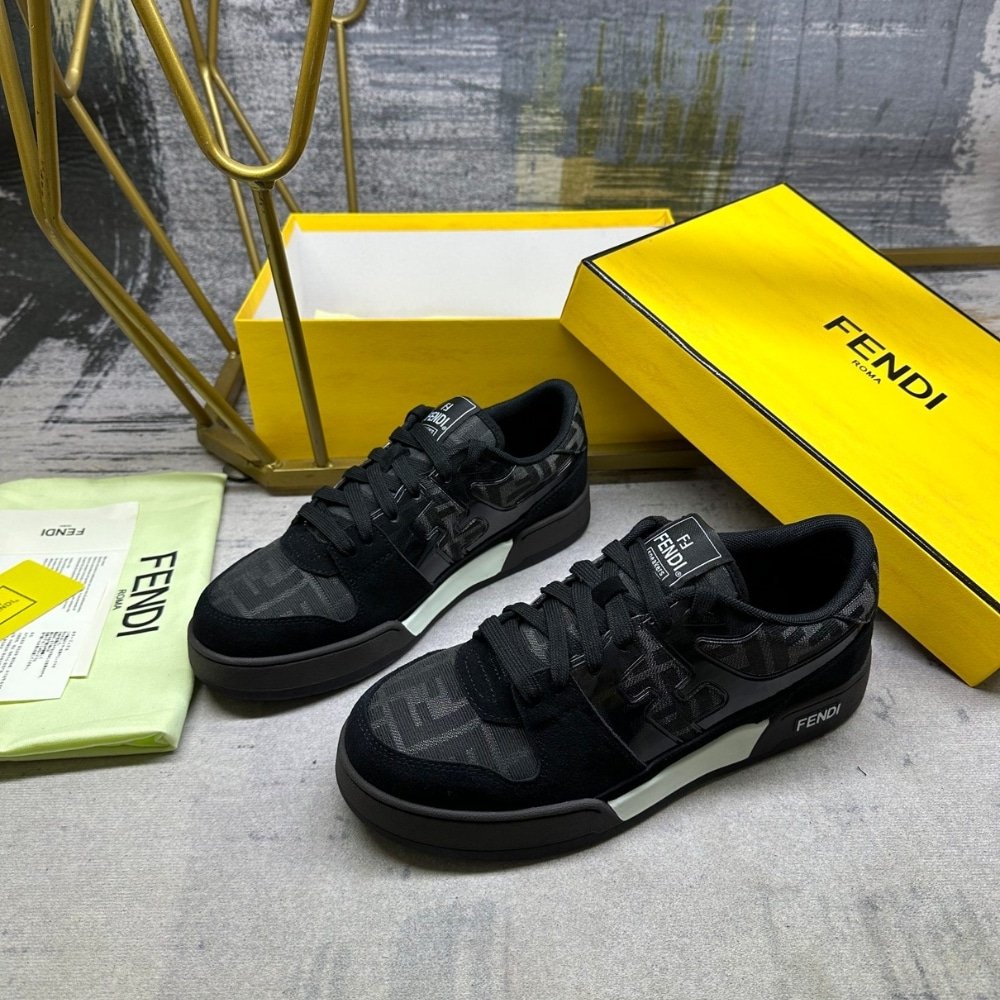 F**di Match Sneaker Black 7E1688Aq6If1R71