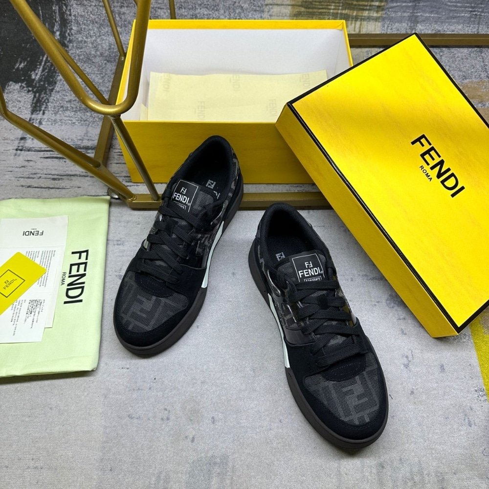 F**di Match Sneaker Black 7E1688Aq6If1R71