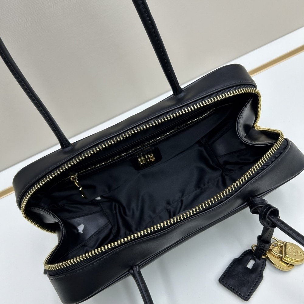 M1um1u Beau Bag Sand Black 28Cm 5Bb173 2Crw F0002 V Otm