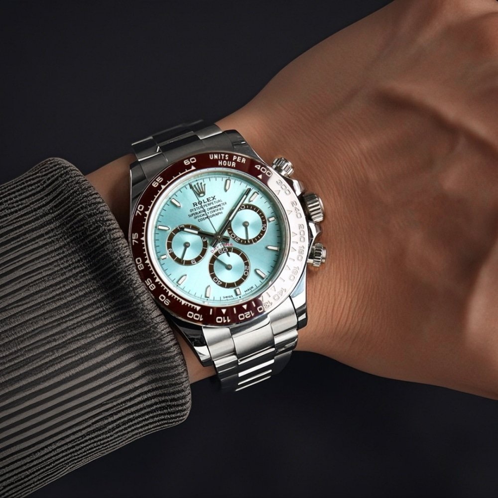 R01ex Cosmograph Daytona Silver Blue 40MM 126506 0002