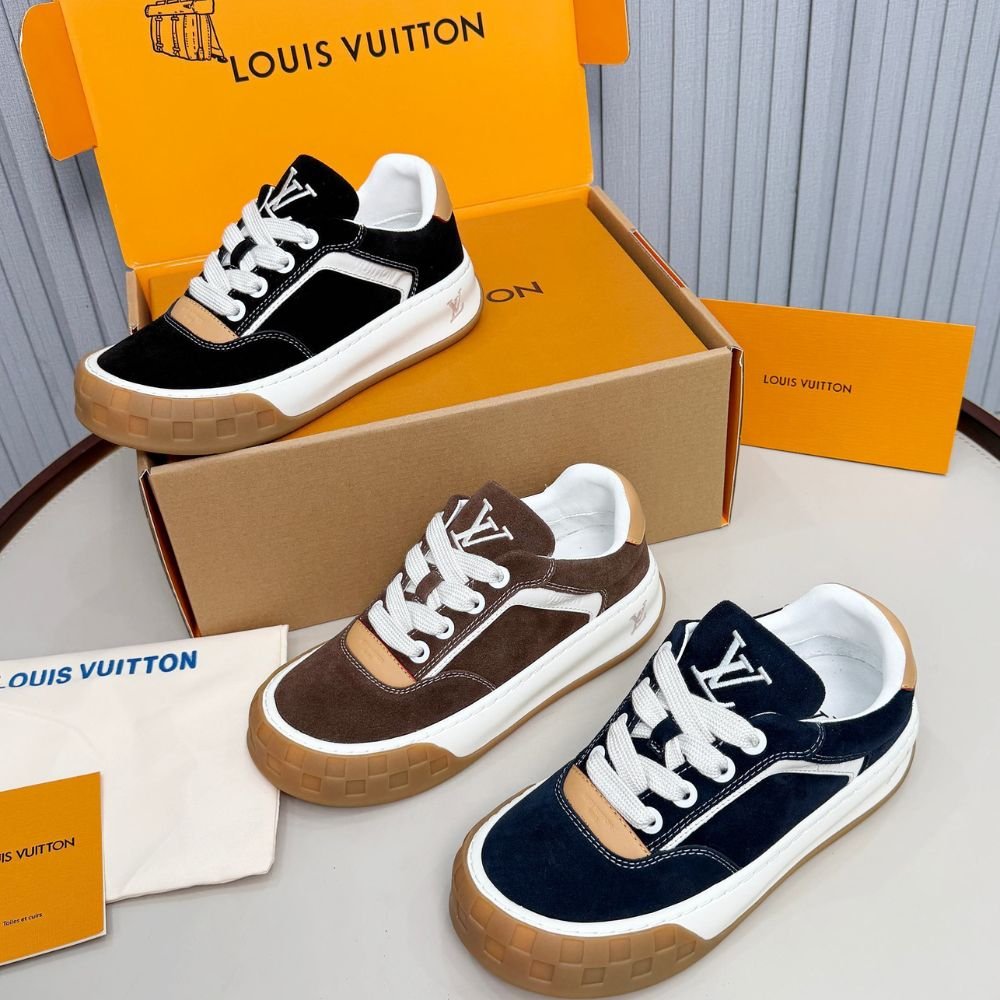 L0vis Vvtt0n LV Tilted Sneaker Brown 1AJ764