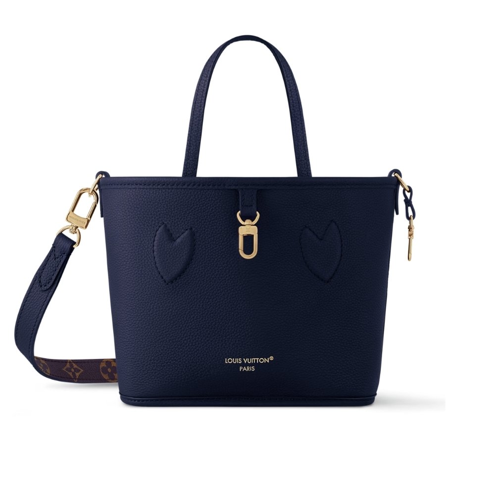 L0vis Vvtt0n Neverfull Bandoulière Inside Out BB Monogram Dark Blue 26Cm