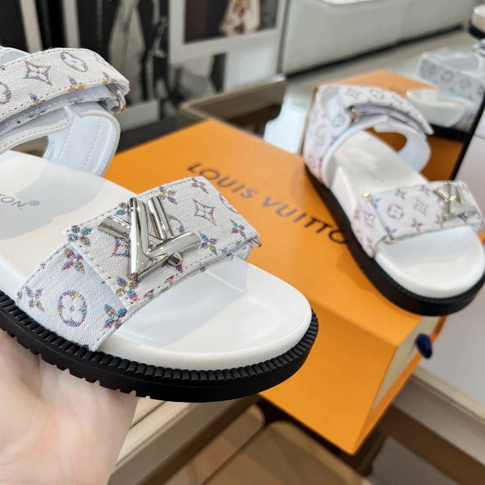L0vis Vvtt0n Lv Sunset Flat Comfort Sandal Multicolored 1Aidiw