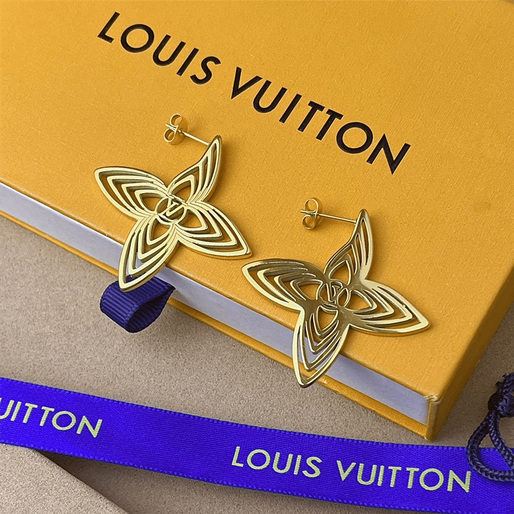 L0vis Vvtt0n Lv Breeze Earrings Gold M02659