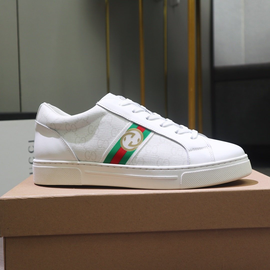 Gvc*1 Gg Svp*me White Sneaker Gg With Web